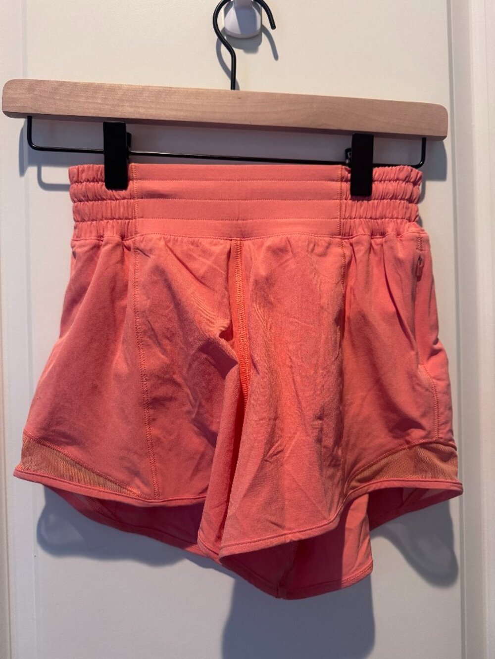 lululemon Running Shorts – Coral/Sorbet – Size 0